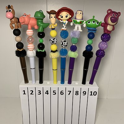 Cowboy And Friends Beaded Pens --- To Order Please Note The Number That Corresponds To The Pen(s) You Would Like To Purchase 