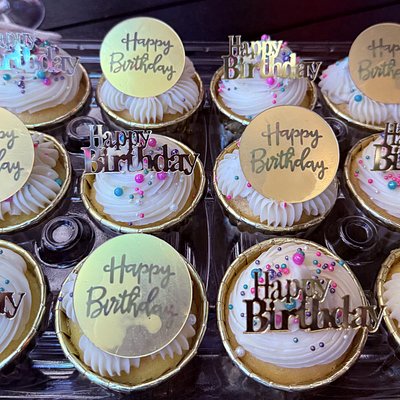 Lux Birthday Cupcakes