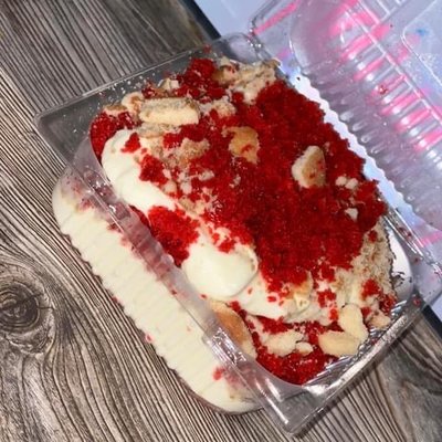 Red Velvet Nana Pudding 