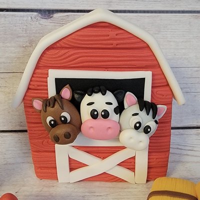 Barn With Animals 