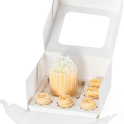 Bento Cake & Cupcakes Combo Boxes