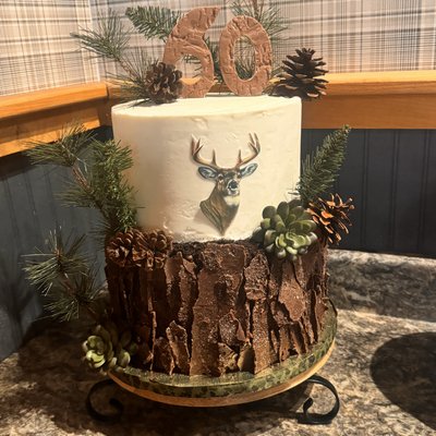 2 Tier 8 In And 10 In  Cake 