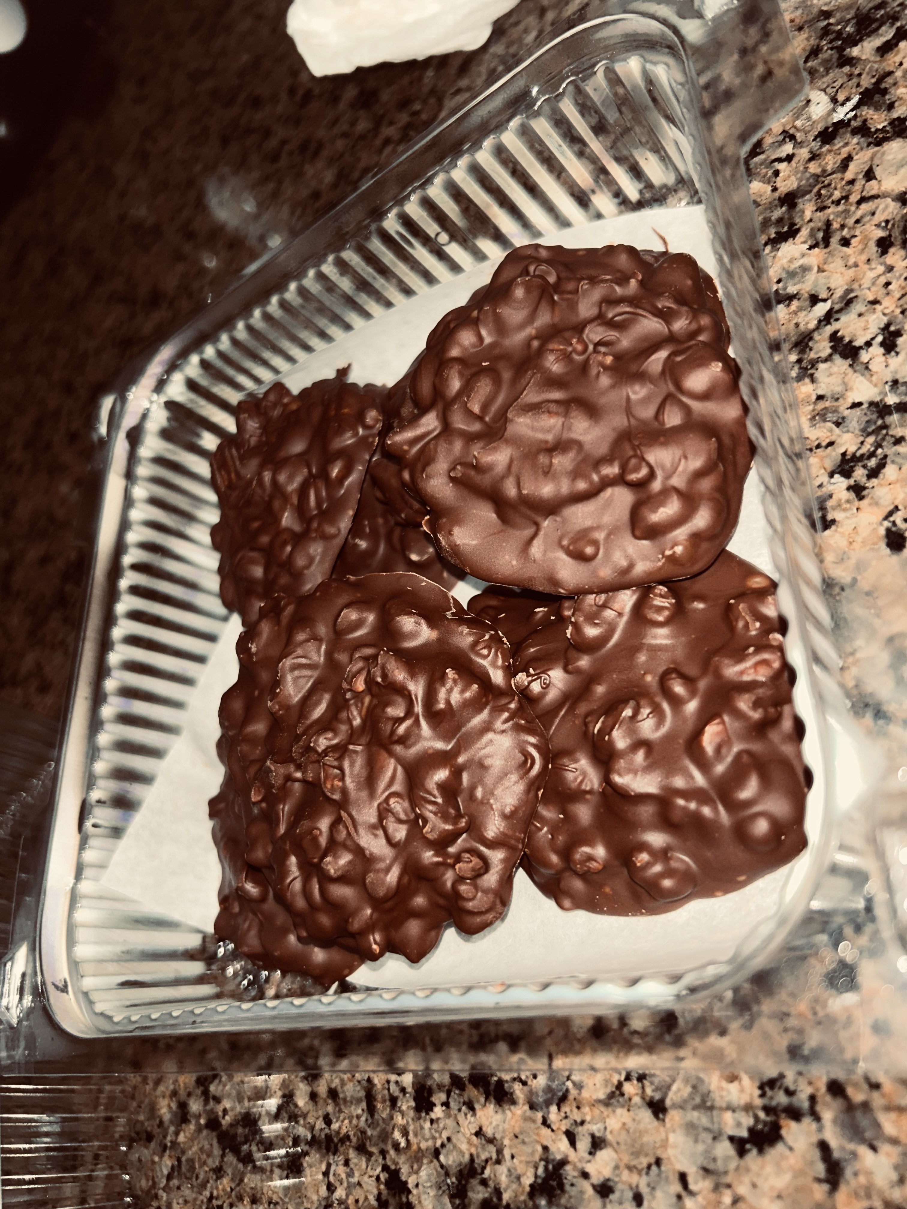 1/2 pound Pecan Clusters With Caramel 