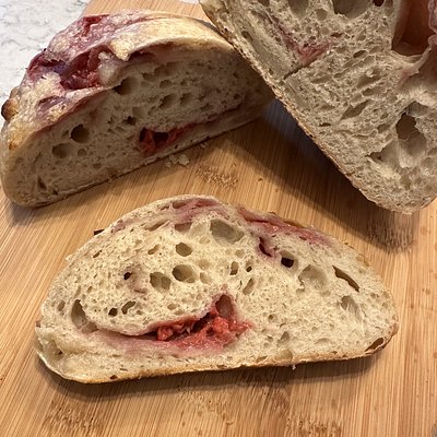 Half - White Chocolate Raspberry 