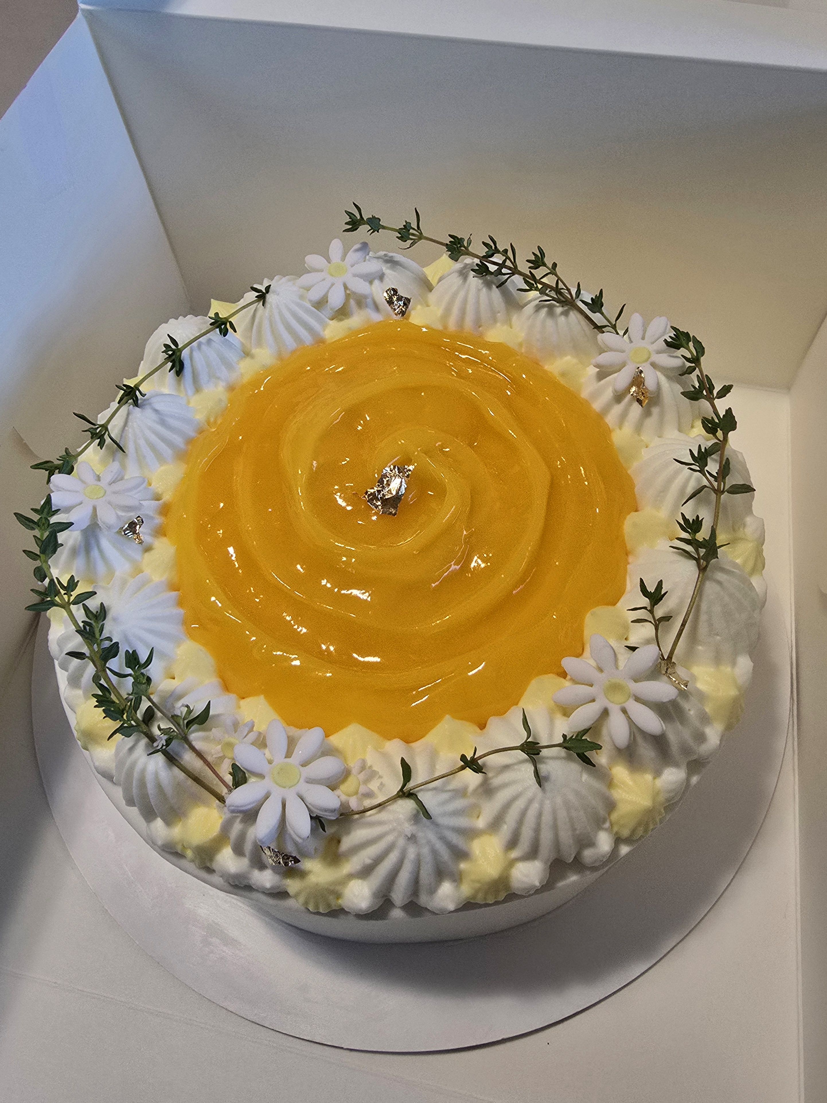 Passion Fruit Coconut Cream Cake 