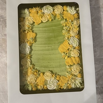 1/4 Sheet Cake 
