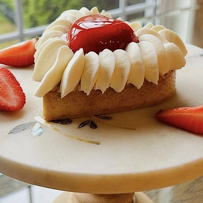 Strawberry Velvet Heart Tartlet