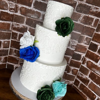 4+6+8 inch Three Tier Cake