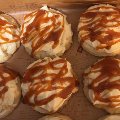 Salted Caramel Cream Cheese Cookie