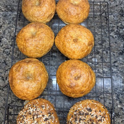 Sourdough Bagels