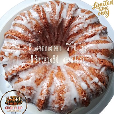 Lemon, 7 up pound cake.