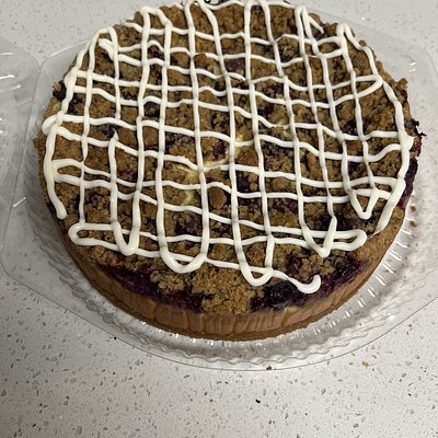 Blueberry crumble