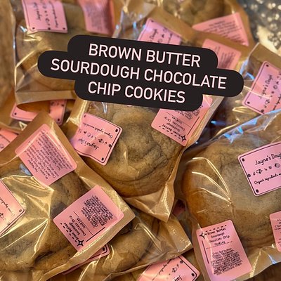  Brown Butter Sourdough Chocolate Chip Cookies 