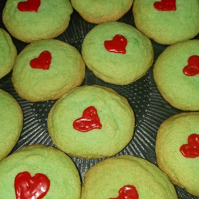 Grinch Cookies (2 Dozen)