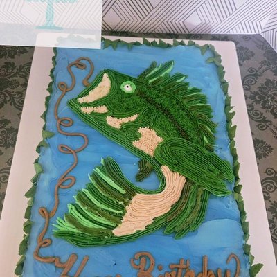 Fish Themed Cookie Cake 