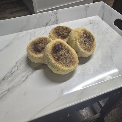Sourdough English Muffins