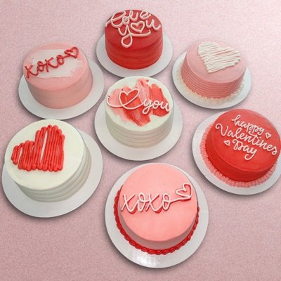 Valentine Mini Cakes