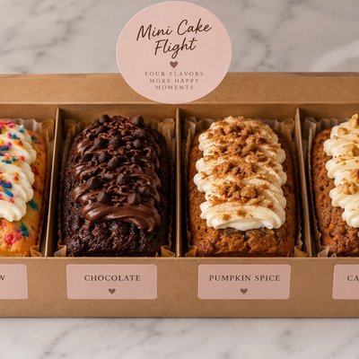Mini Cake Flight Box