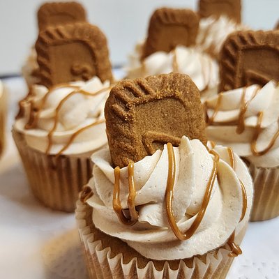 Biscoff Cookie Butter Cupcakes