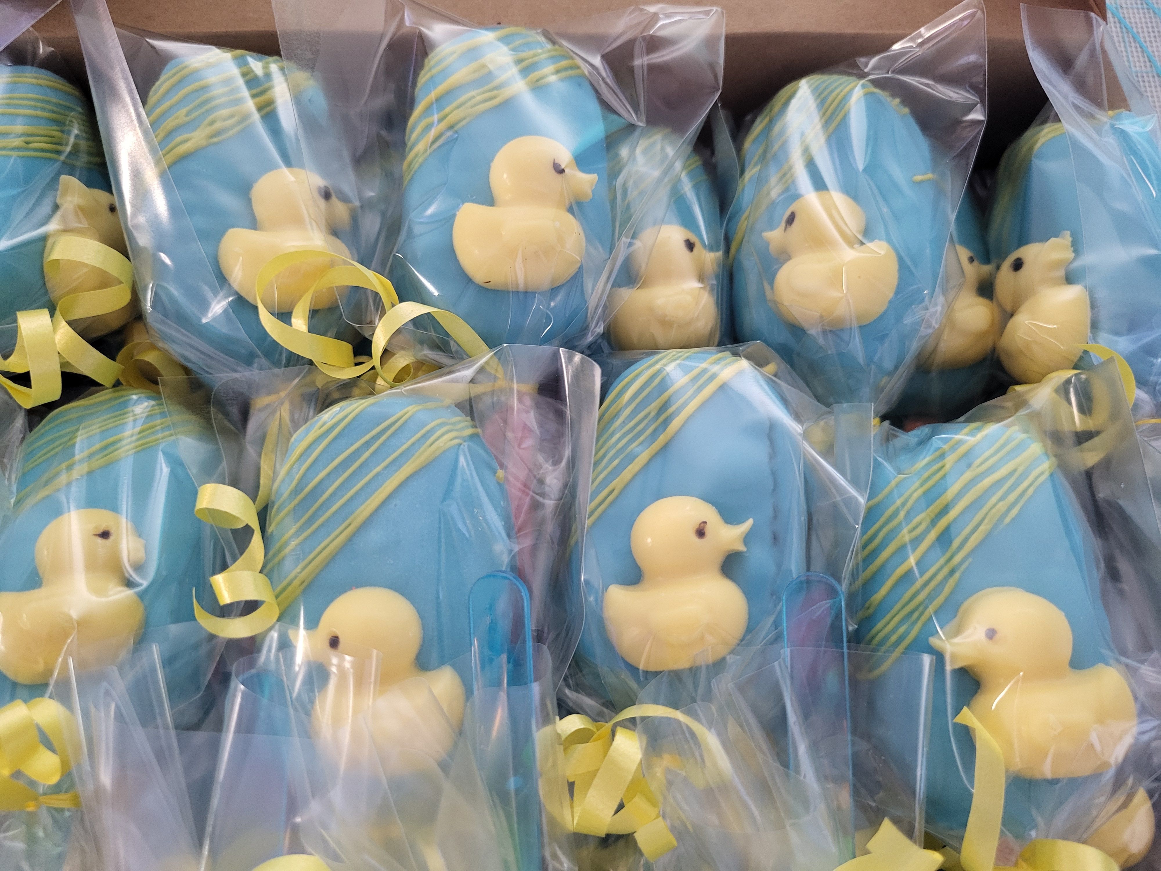 Rubber Duck Cakesicles