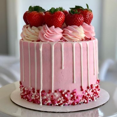Fresh Strawberry Cake