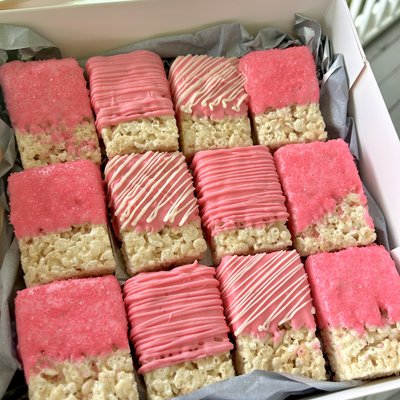 Dipped Rice Krispy Treats
