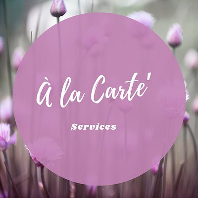 À La Carte Services (Optional Upgrades for Any Package)