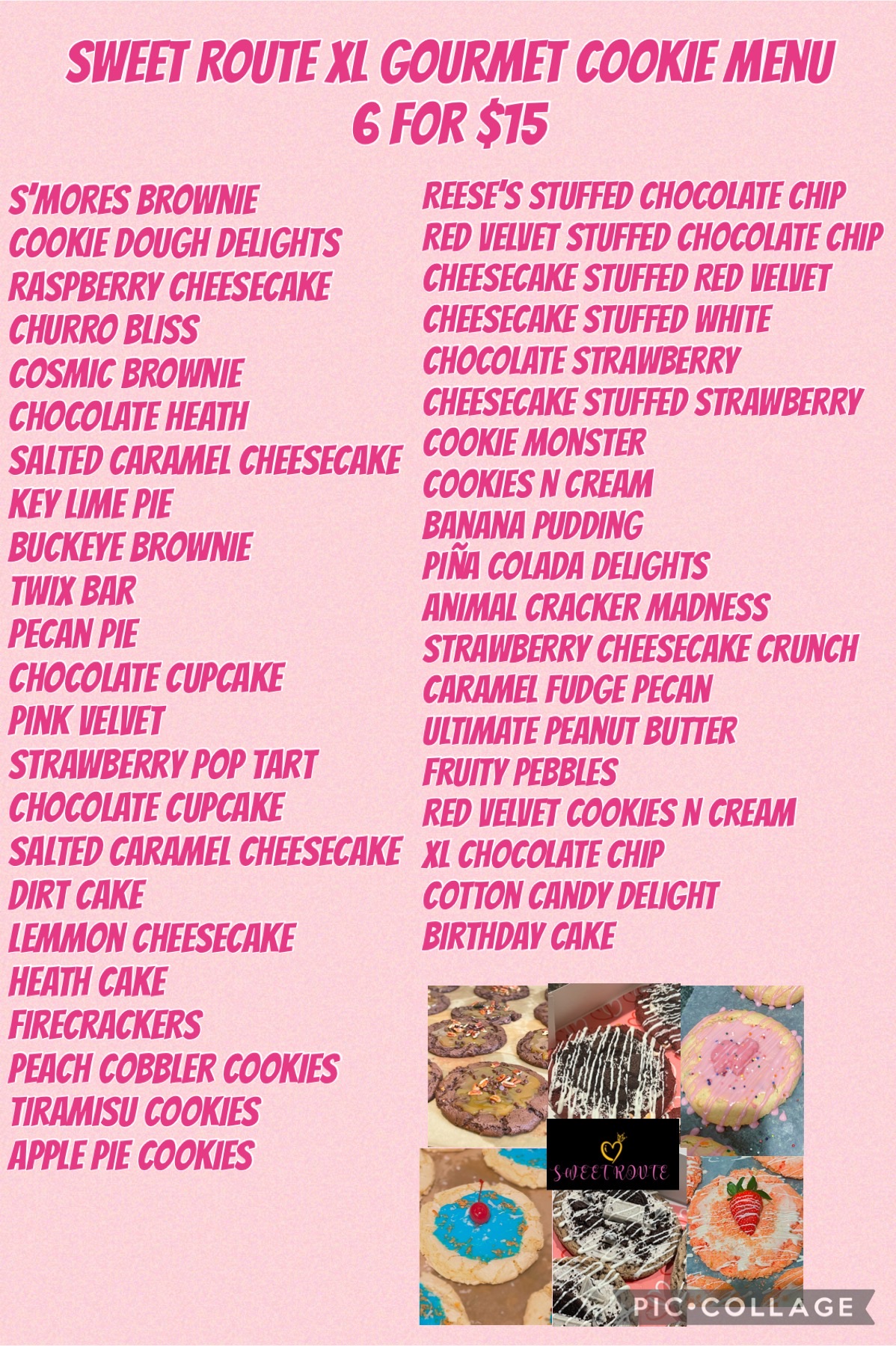 Sweet Route XL Gourmet Cookies