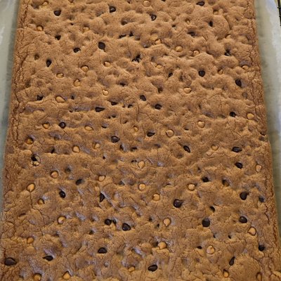 Chocolate Butterscotch Chip Cookie Bars - 8x8 Pan