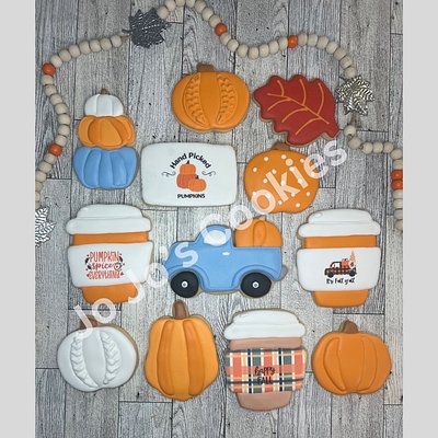 Fall Cookie Platter - 1 Dozen