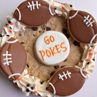 OSU Football Cookie Cake