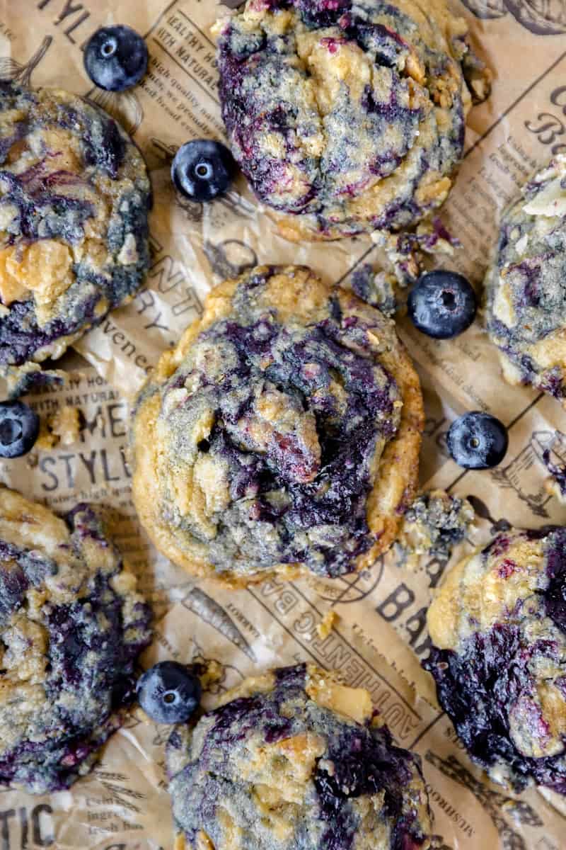 Blueberry Pie Cookies