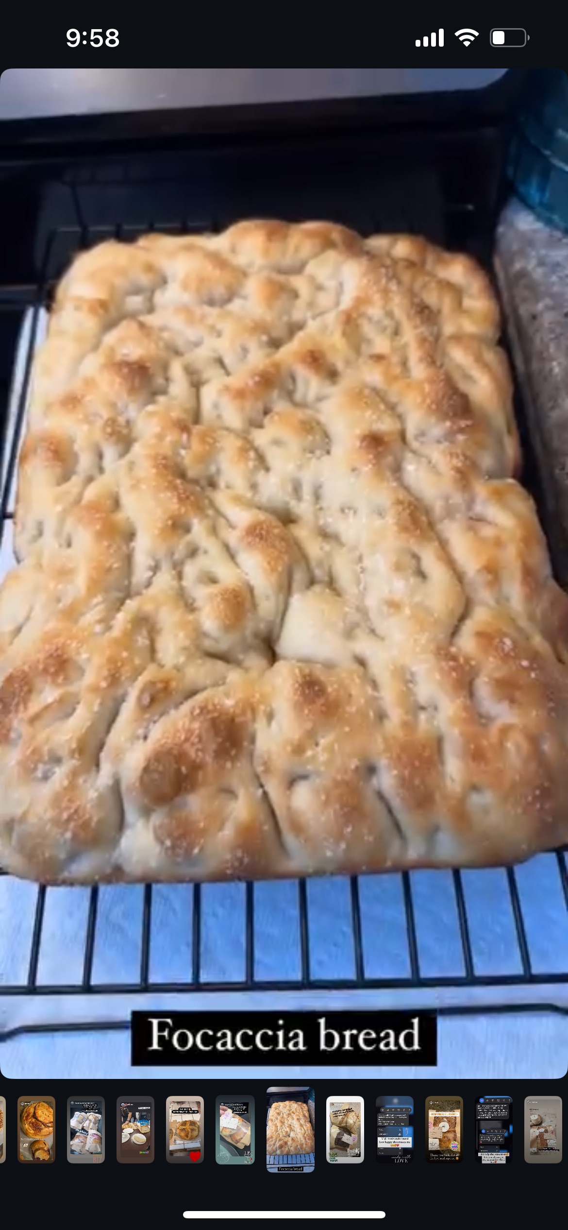 Regular Sourdough Focaccia