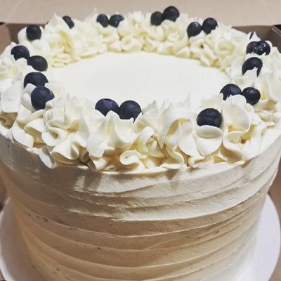 Lucious Lemon-Blueberry Cake