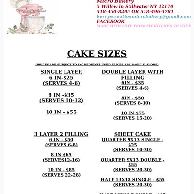 Cakes 