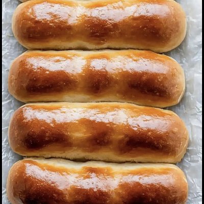 Sourdough Hotdog Buns X8