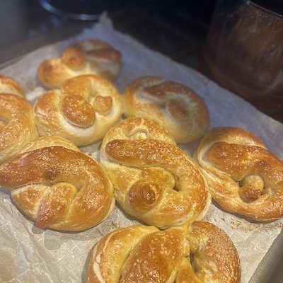 Sourdough Pretzels