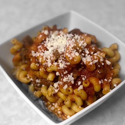 Meaty Marinara Pasta Entree