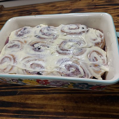 Sourdough Lemon And Blueberry Sweet Rolls