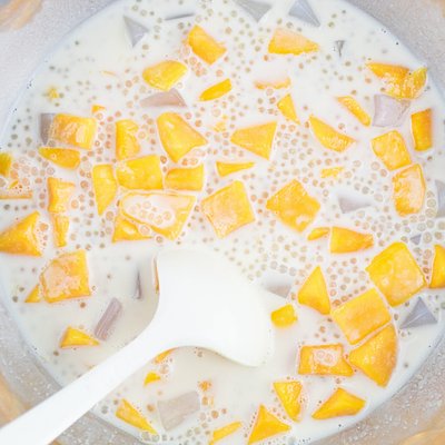 Mango Nava With Coconut Jelly (Gallon Size)