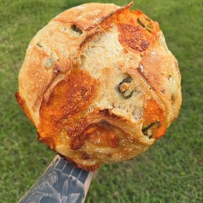 Jalapeno Cheddar Sourdough 