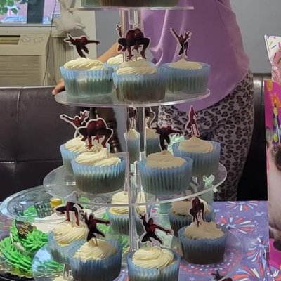 Spider Man Cupcakes 