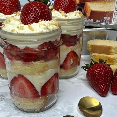 Strawberry Shortcake Layered Cup 