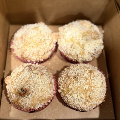 Sourdough Lemon Blueberry Muffins 