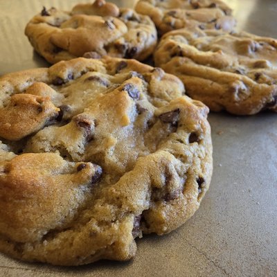 2 - Chocolate Chip Cookies $8 or $5 Single