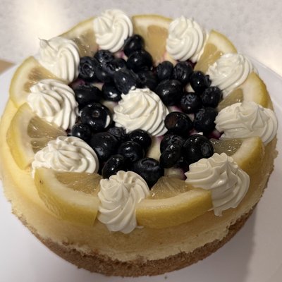 Lemon Berry Cheesecake 🍋 🫐 