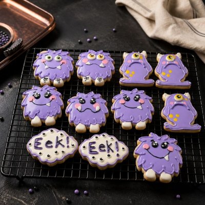 12 Count Round Shaggy Monster Cookies