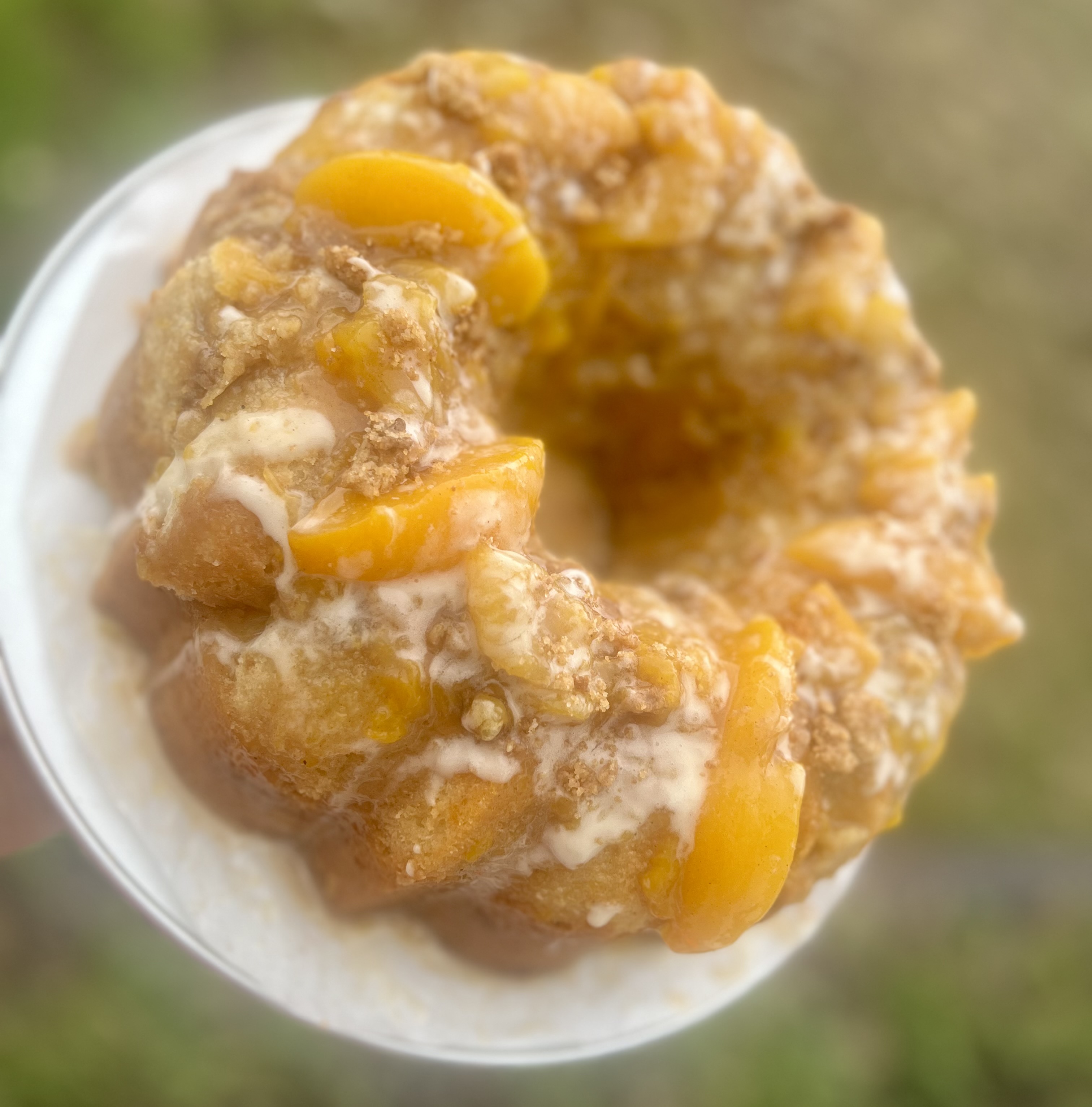 Peach Cobbler Pound Cake