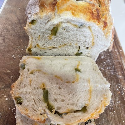 Sourdough Jalapeño Cheddar Loaf