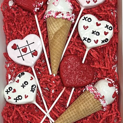 Heart Cake Pops 